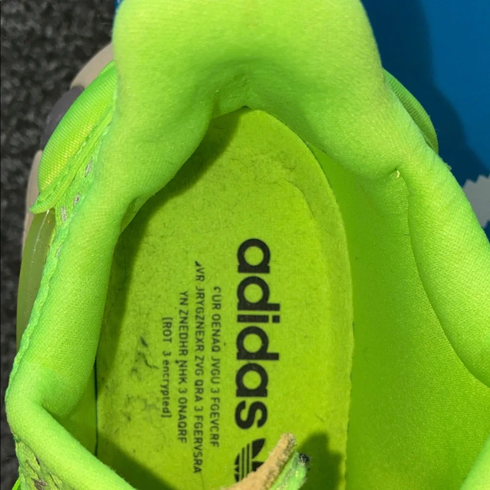 Adidas LXCON Signal Green Running Shoes - Picture 5 of 7